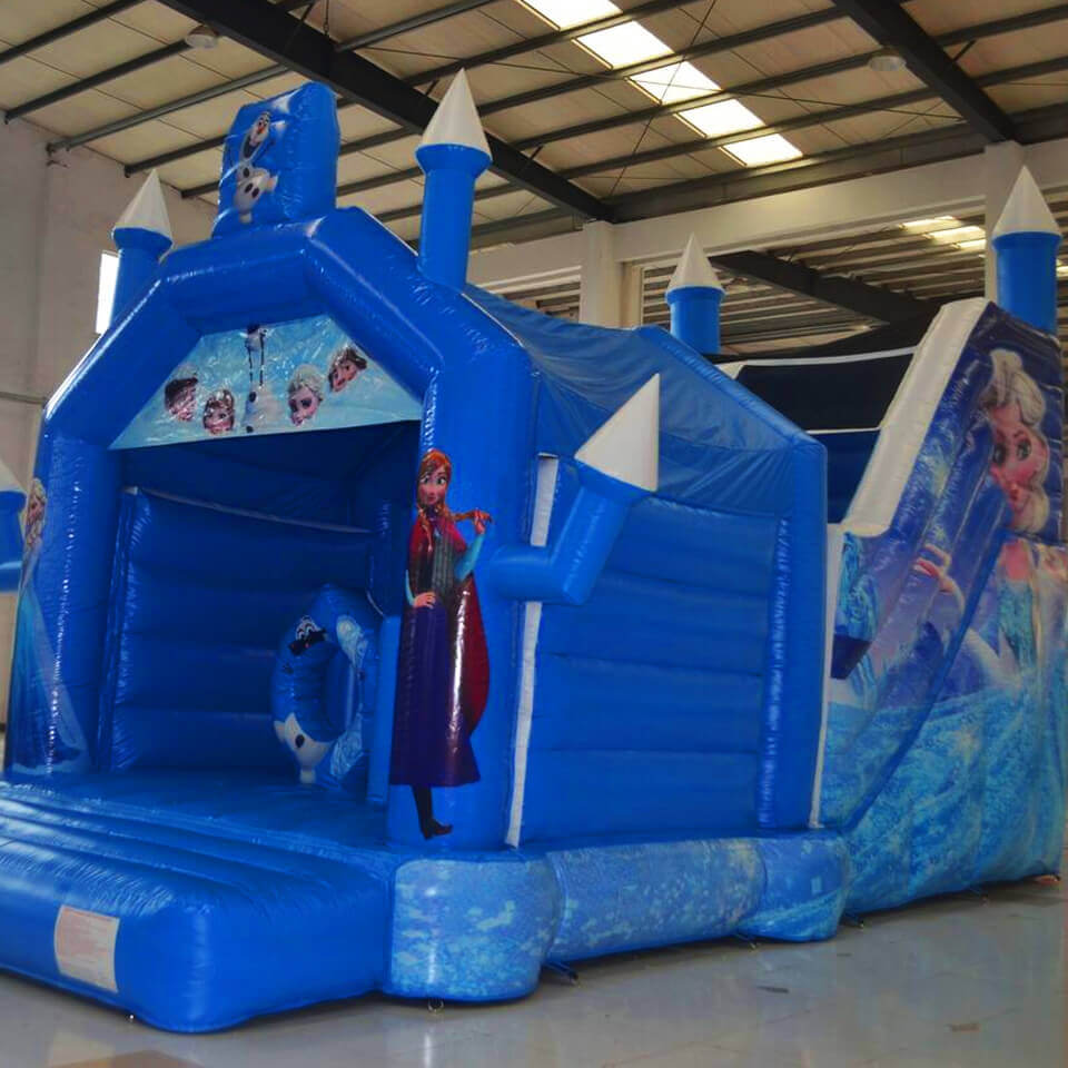 Frozen themed castle